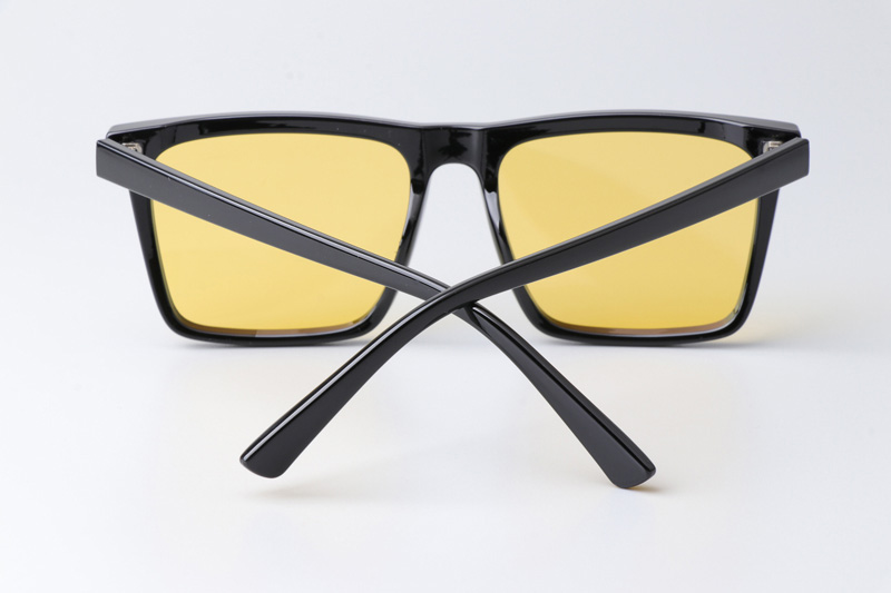 WT7505 Medium Sunglasses Black Yellow