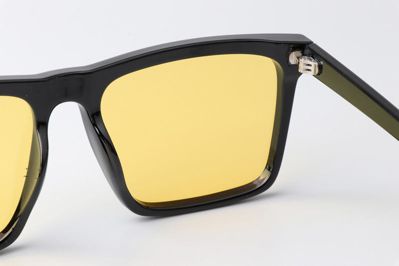 WT7505 Medium Sunglasses Black Yellow