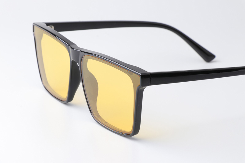 WT7505 Medium Sunglasses Black Yellow