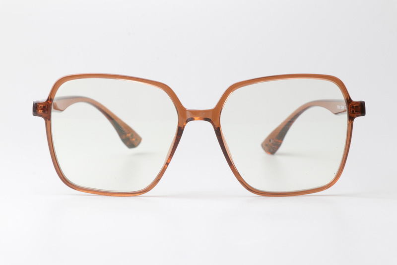 WT7601 Eyeglasses Brown Clear