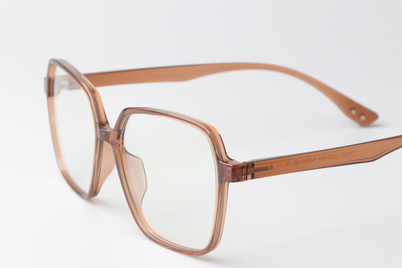 WT7601 Eyeglasses Brown Clear