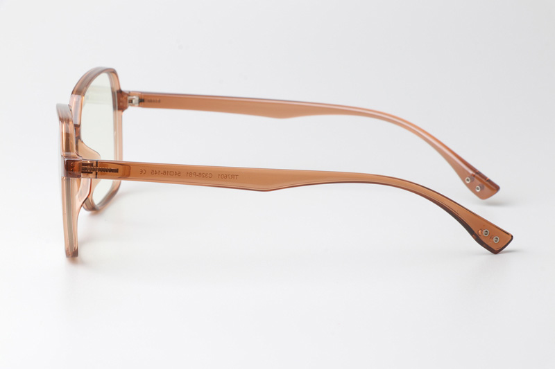 WT7601 Eyeglasses Brown Clear