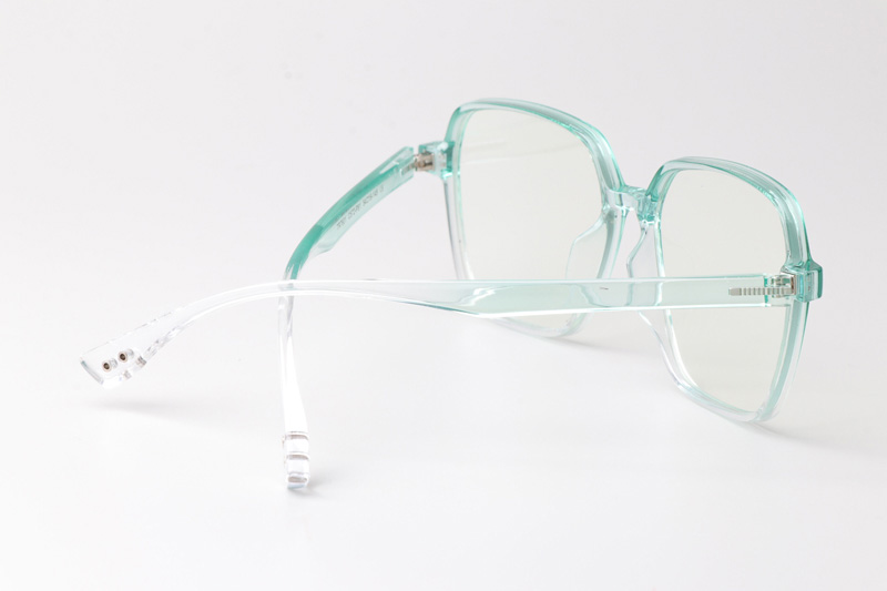 WT7601 Eyeglasses Green Clear