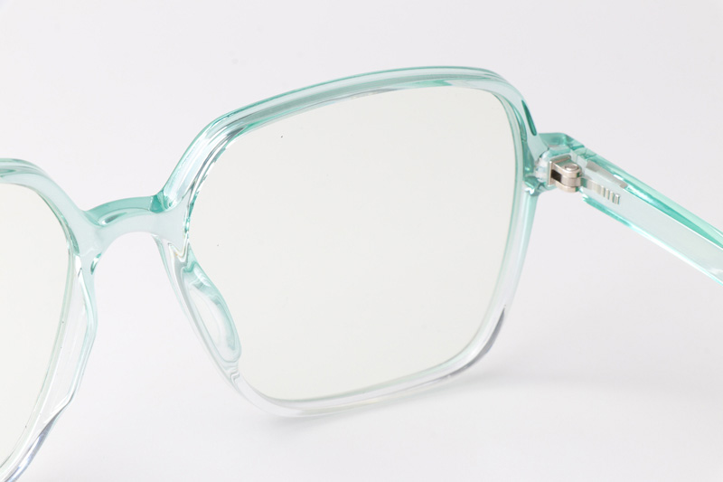 WT7601 Eyeglasses Green Clear