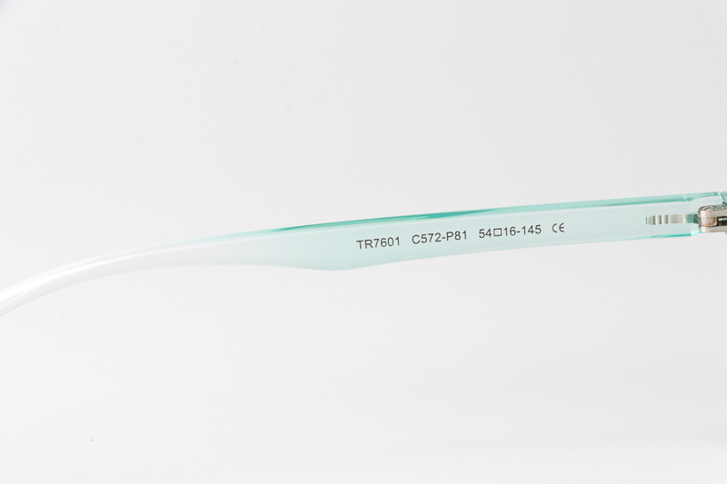 WT7601 Eyeglasses Green Clear