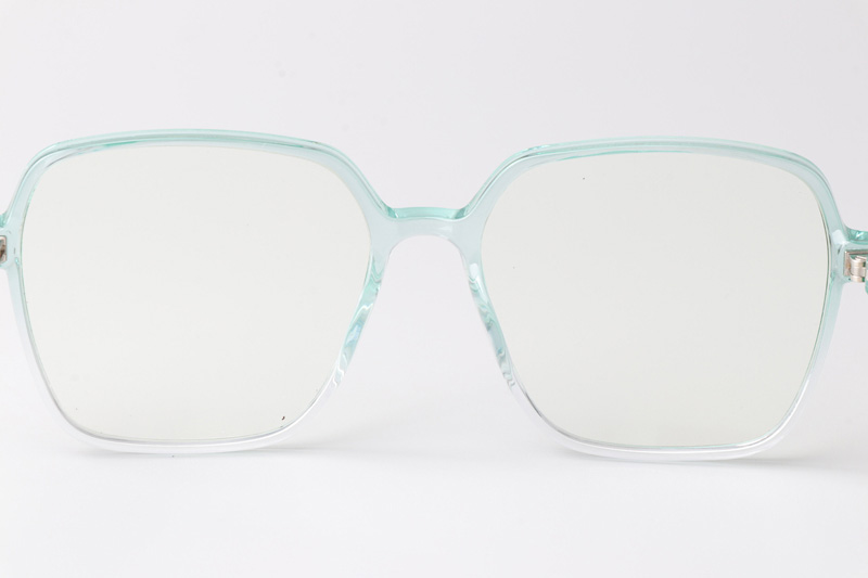 WT7601 Eyeglasses Green Clear