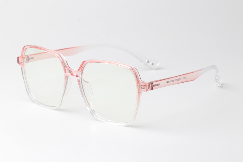 WT7601 Eyeglasses Pink Clear