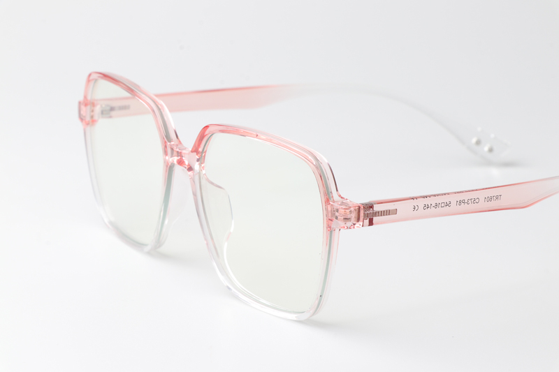 WT7601 Eyeglasses Pink Clear