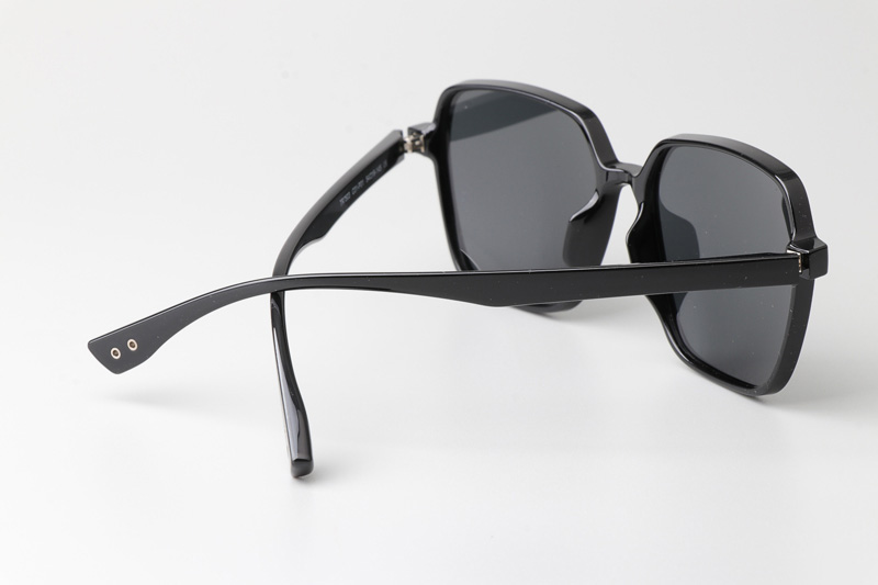 WT7601 Sunglasses Black Gray