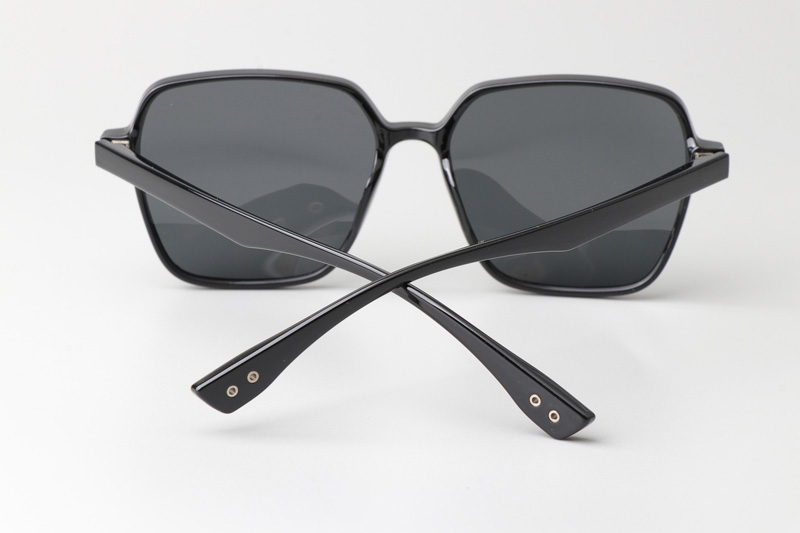 WT7601 Sunglasses Black Gray