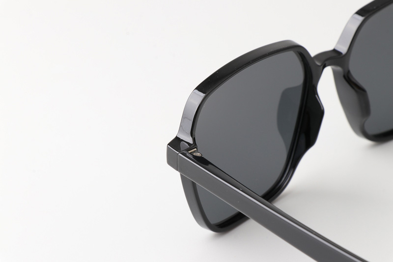 WT7601 Sunglasses Black Gray