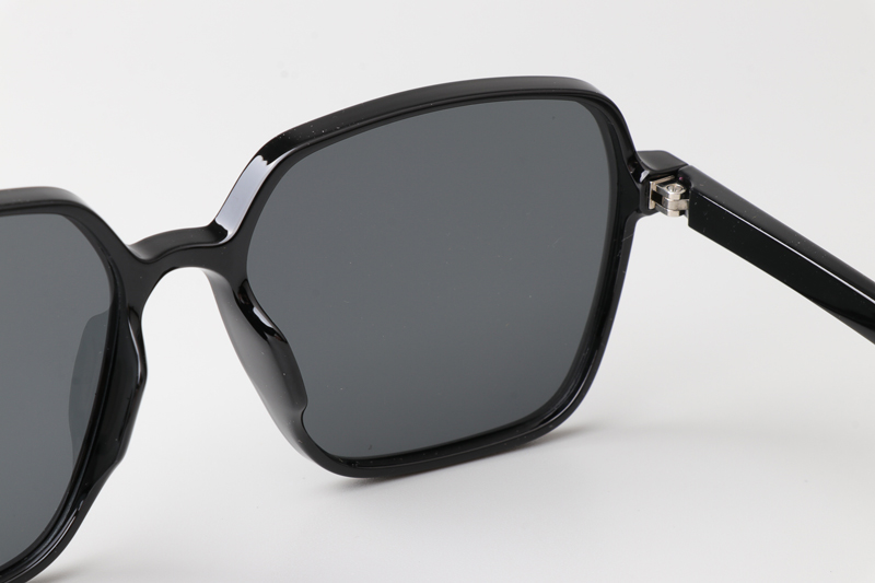WT7601 Sunglasses Black Gray