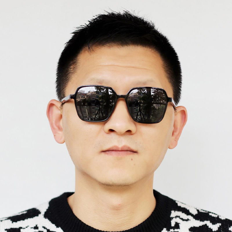 WT7601 Sunglasses Black Gray