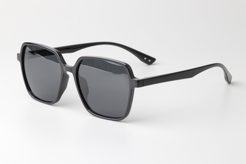 WT7601 Sunglasses Black Gray