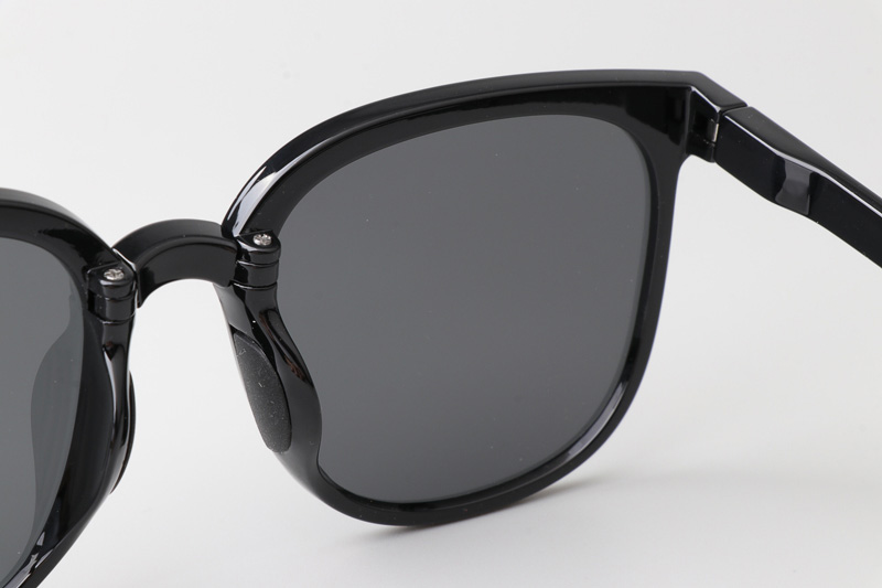 WT7901 Folding Sunglasses Black Gray