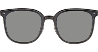 WT7901 Folding Sunglasses Black Gray