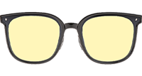 WT7901 Folding Sunglasses Black Yellow