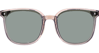 WT7901 Folding Sunglasses Gray Clear Green
