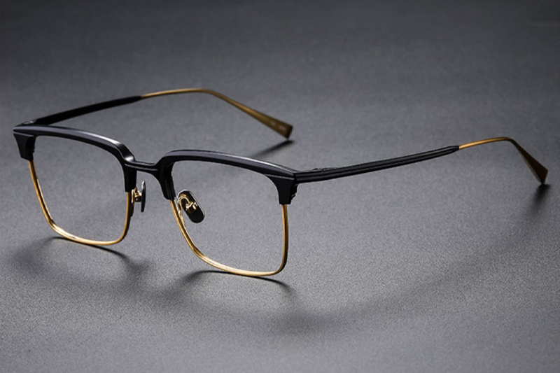 Waldorf Eyeglasses Black Gold