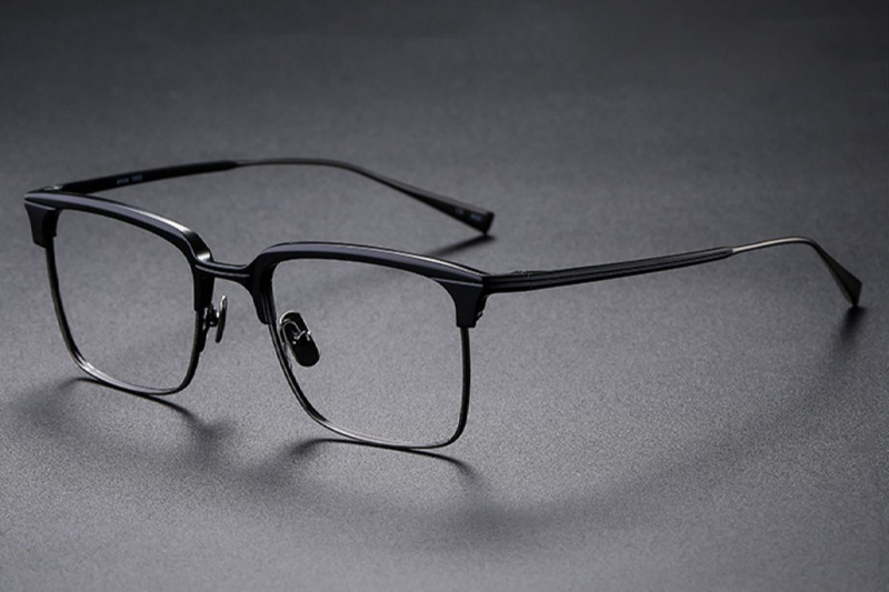 Waldorf Eyeglasses Black Gunmetal