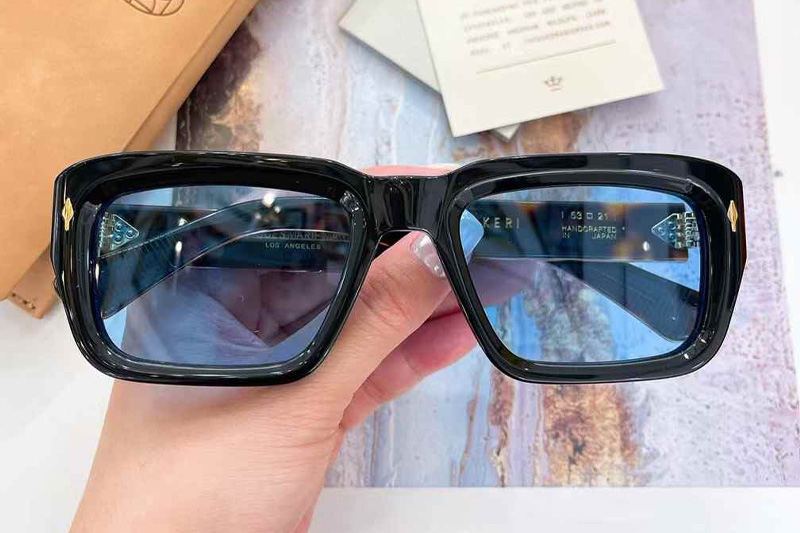 Walker Sunglasses Black Tortoise Blue