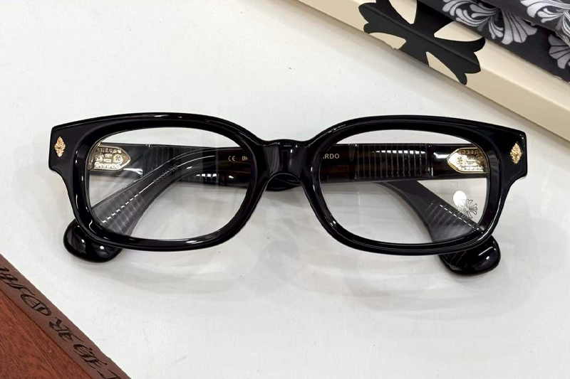 Weirdo Eyeglasses Black Gold