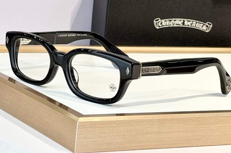 Weirdo Eyeglasses Black Silver