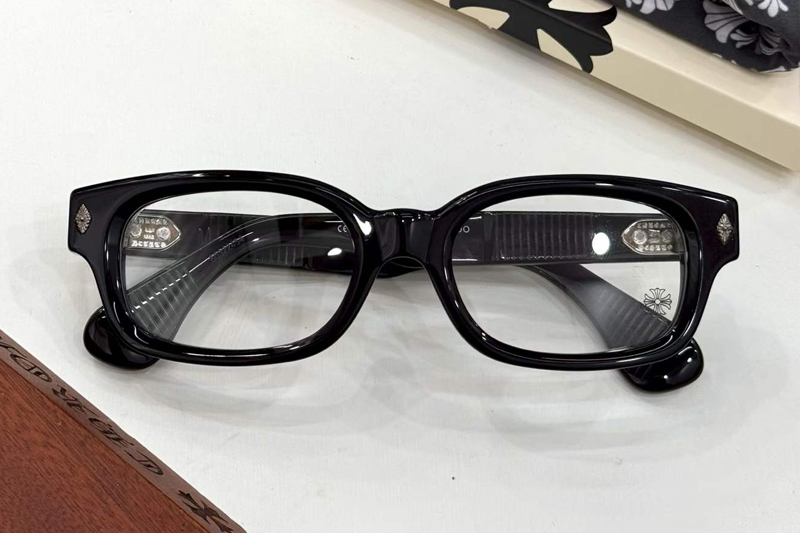 Weirdo Eyeglasses Black Silver