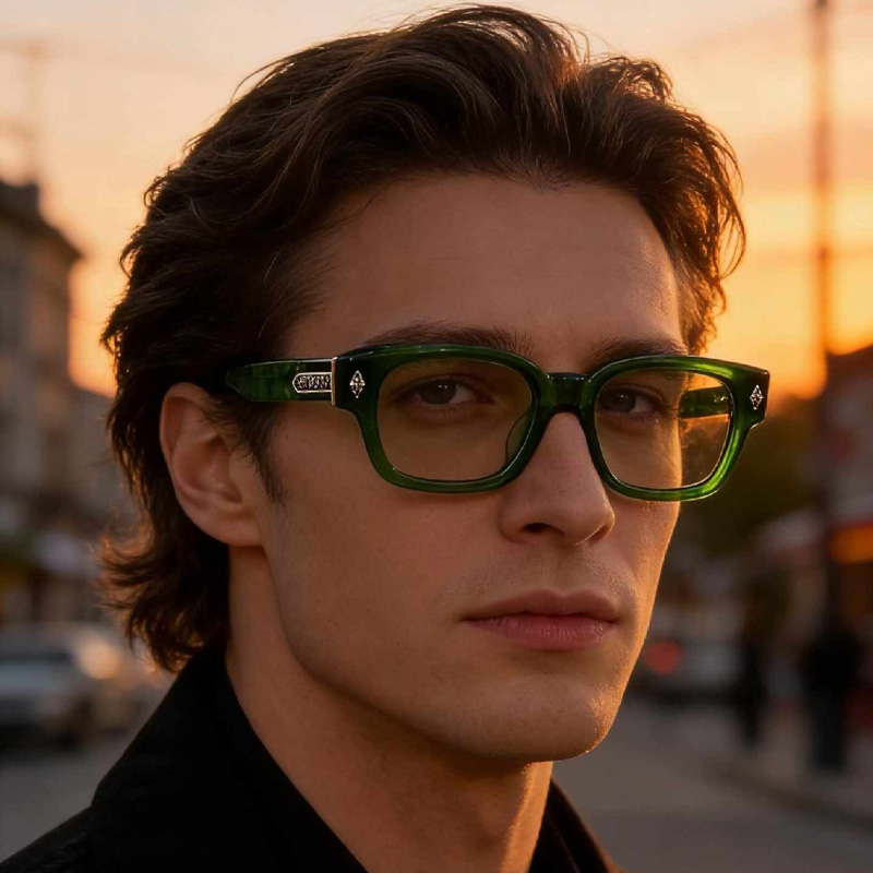 Weirdo Sunglasses Green Light Brown