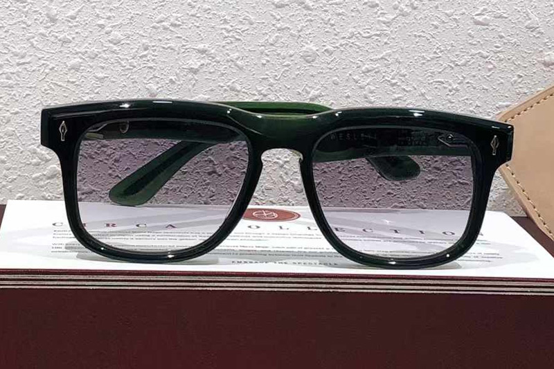 Wesley Sunglasses Green Gradient Gray