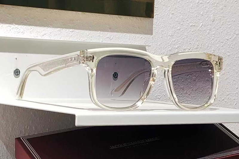 Wesley Sunglasses Transparent Gradient Gray