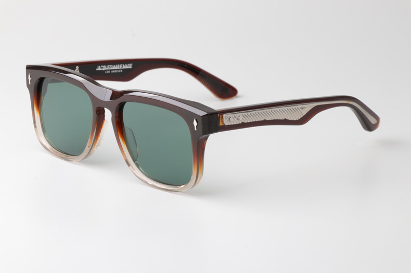 Wesleyi Sunglasses Red Transparent Green