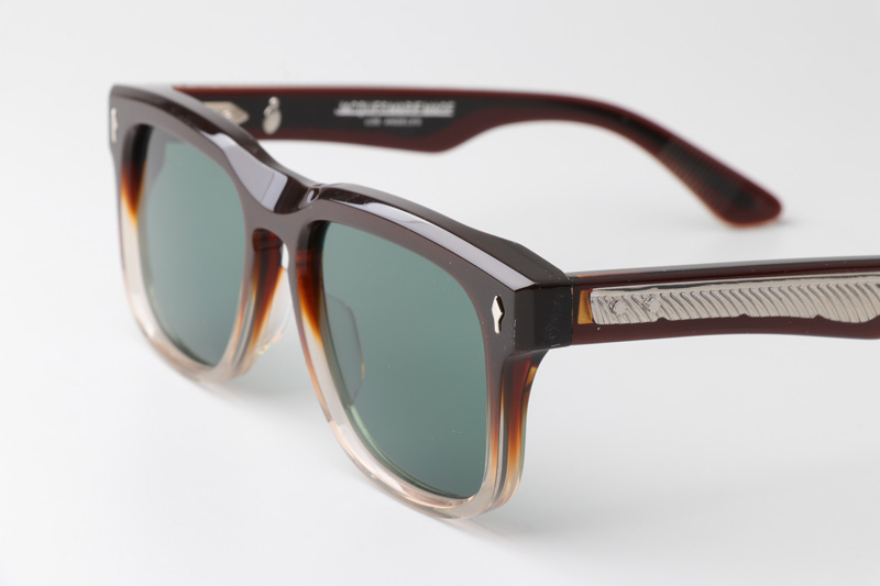 Wesleyi Sunglasses Red Transparent Green