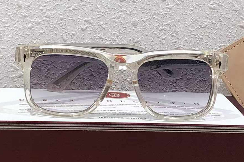 Wesleyi Sunglasses Transparent Gradient Gray