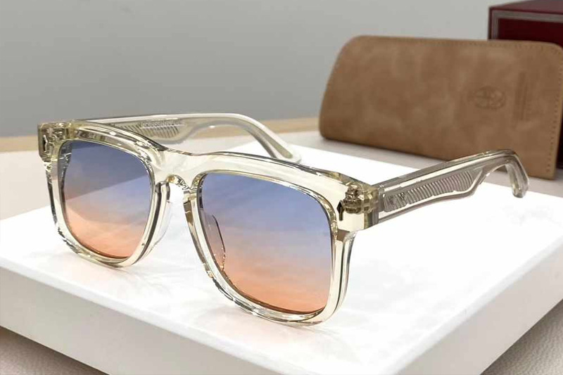 Wesleyi Sunglasses Transparent Gradient Pink