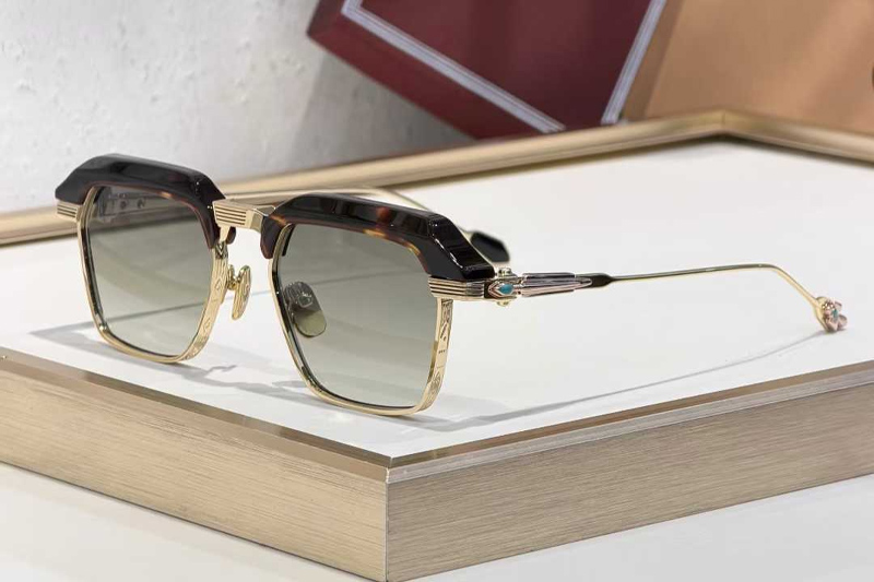 Worland Sunglasses Tortoise Gold Gradient Brown