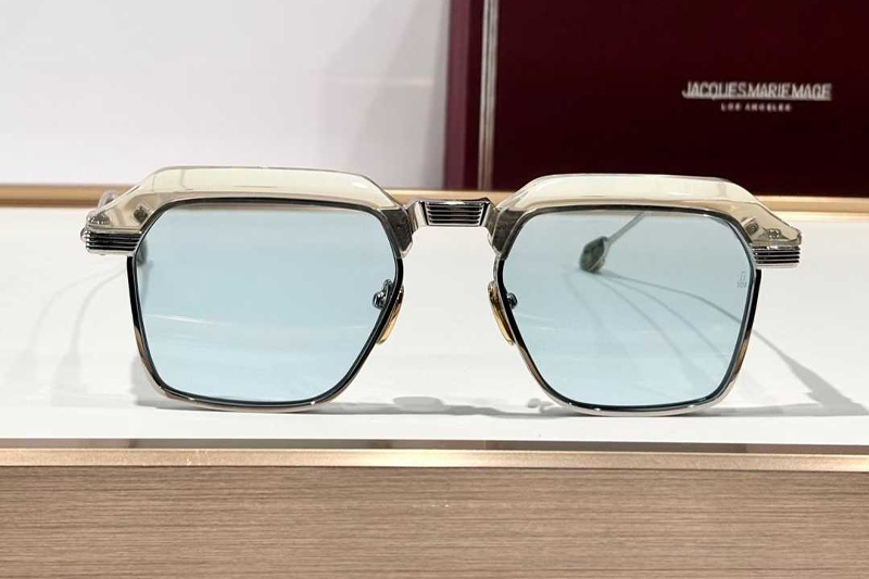 Worland Sunglasses Transparent Silver Blue