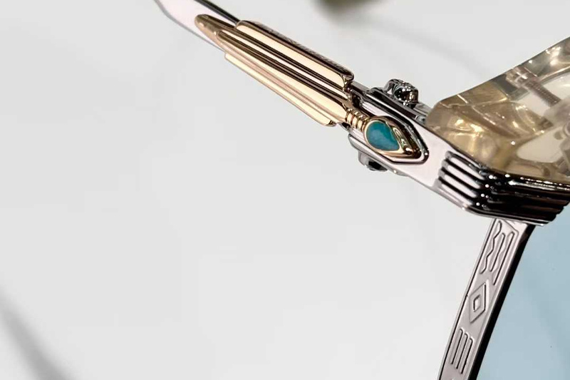 Worland Sunglasses Transparent Silver Blue