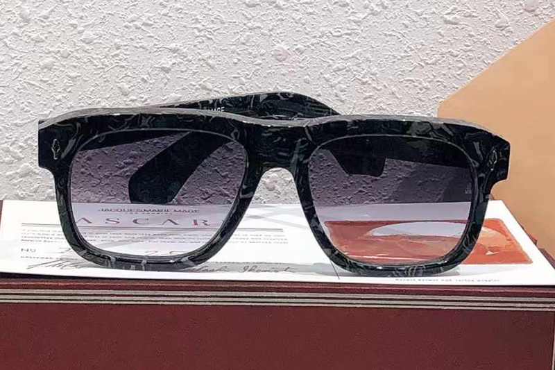 Yves Sunglasses Black Gray Gradient Gray