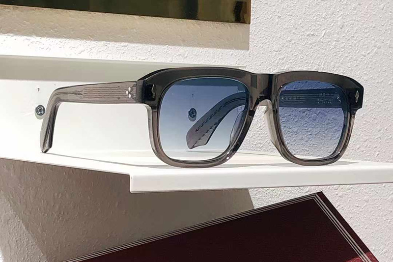 Yves Sunglasses Gray Gradient Blue