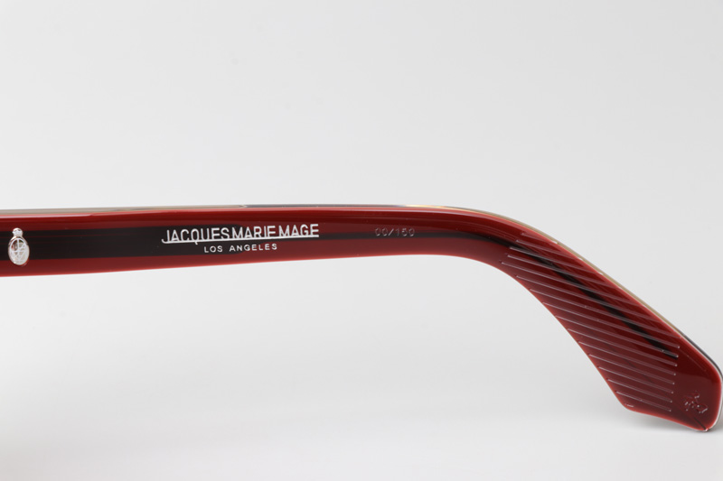 Yves Sunglasses Red Transparent Pink