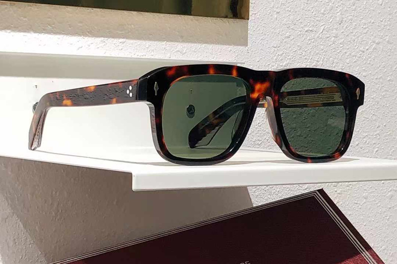 Yves Sunglasses Tortoise Green