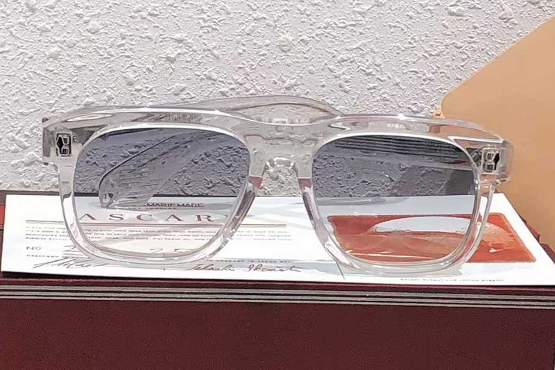 Yves Sunglasses Transparent Gradient Gray