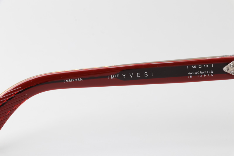 Yvesi Sunglasses Red Transparent Pink