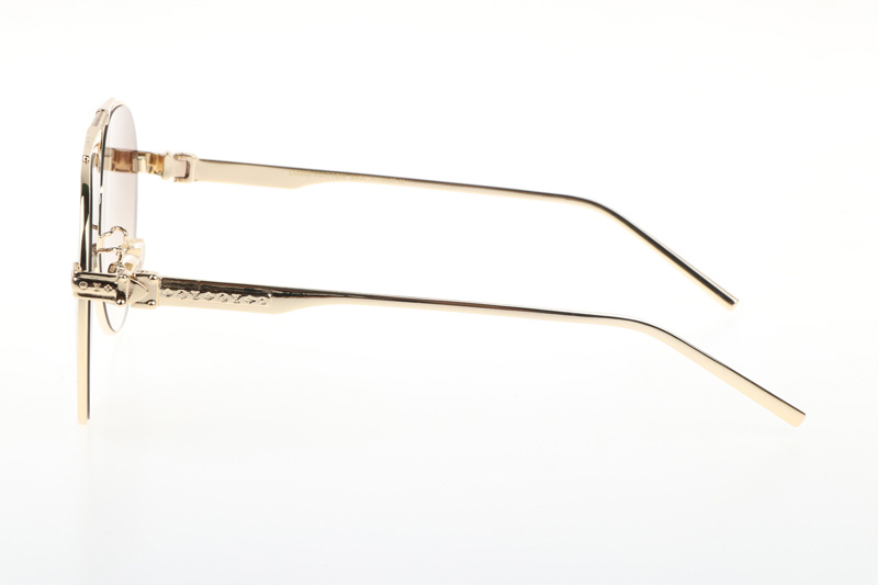 Z0965 Sunglasses In Gold Gradient Brown