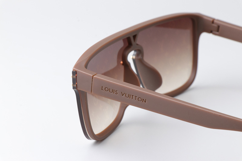 Z1082E Sunglasses Brown Gradient Brown Logo