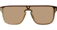 Z1082E Sunglasses Brown Gradient Brown Logo