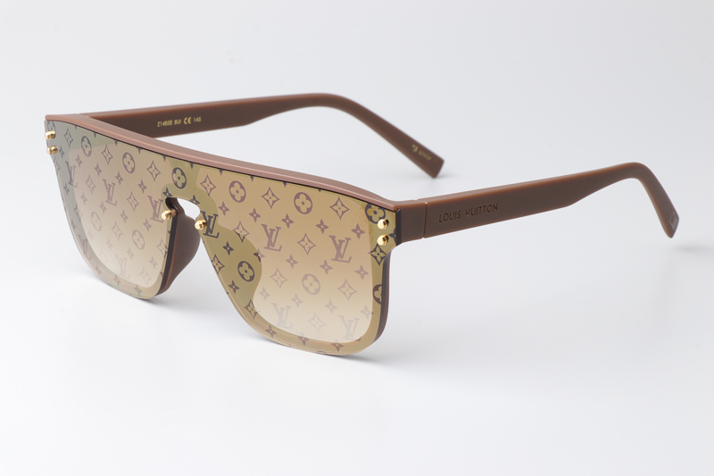 Z1082E Sunglasses Brown Gradient Brown Logo