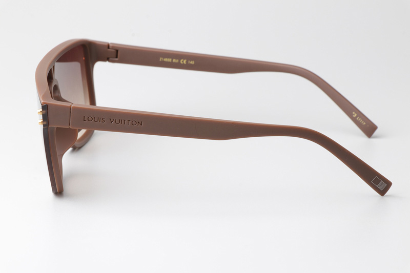 Z1082E Sunglasses Brown Gradient Brown Logo