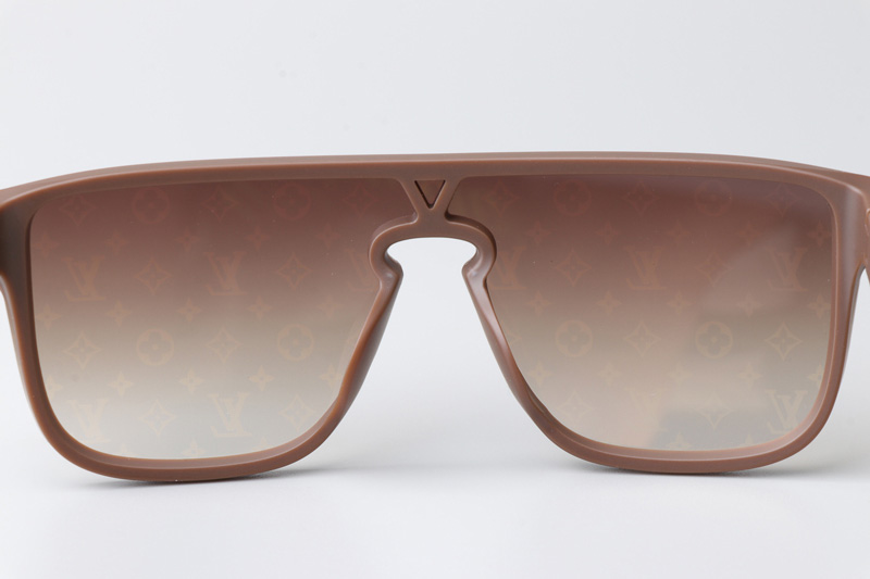 Z1082E Sunglasses Brown Gradient Brown Logo